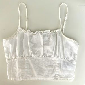 H&M White Crop Top